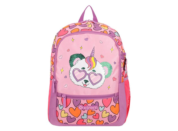 MOCHILA XTREM LOGAN 5XT PANDA ROSADO  - 1