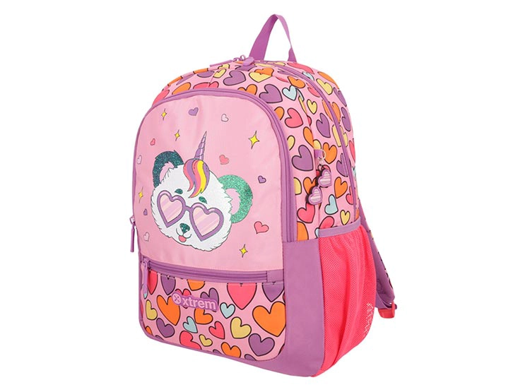 MOCHILA XTREM LOGAN 5XT PANDA ROSADO  - 2