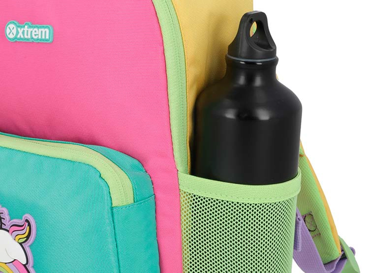 MOCHILA XTREM PLAY-TIME 5XT GATO VERDE MENTA - 6