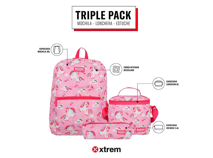 TRIPLE PACK 5XT PURPLE UNICORN - 7