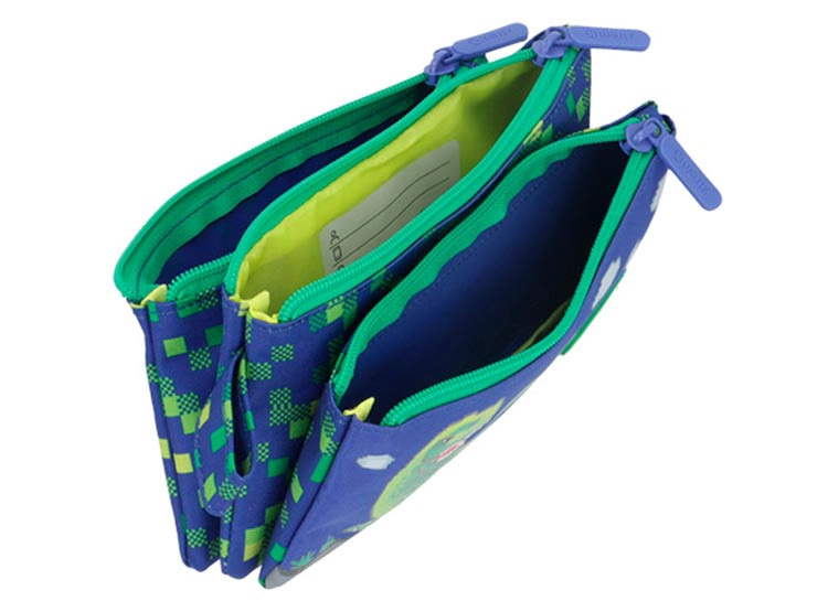 ESTUCHE XTREM TRINITY 5XT DINO AZUL  - 4