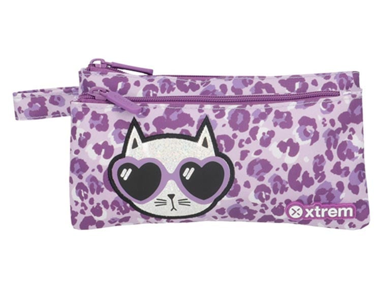 ESTUCHE XTREM TRINITY 5XT GATO MORADO  - 1