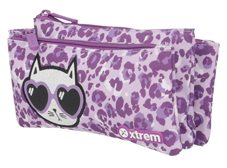 ESTUCHE XTREM TRINITY 5XT GATO MORADO  - 2