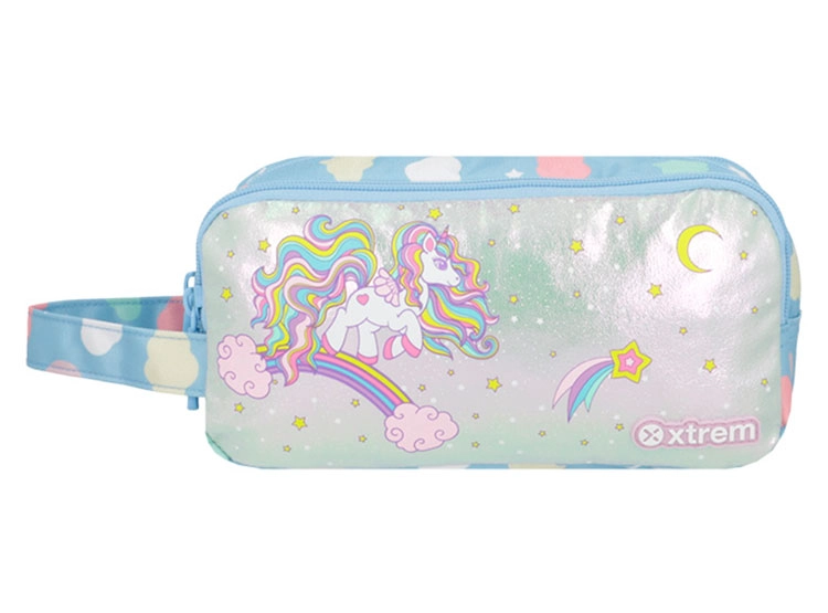 ESTUCHE XTREM UNIVERSITY+ 5XT UNICORNIO AZUL  - 1