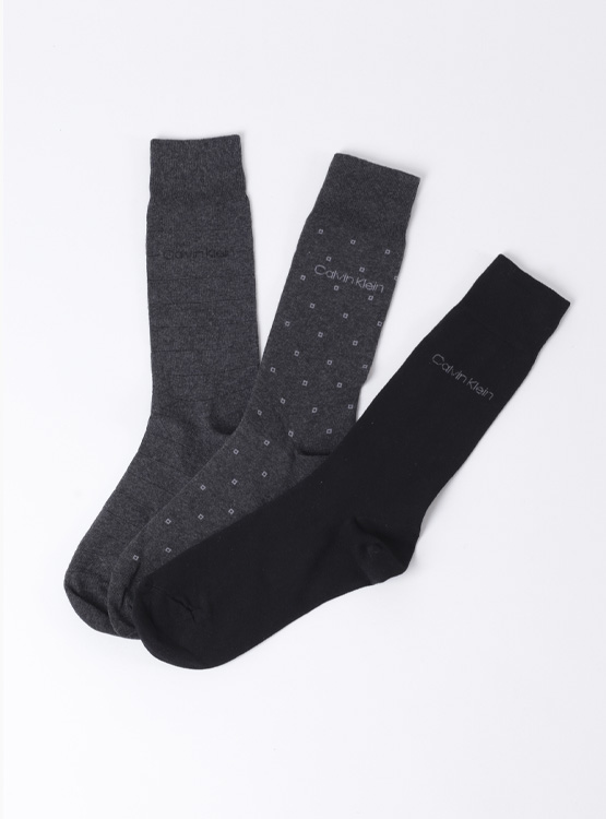 PACK 3 CALCETINES ALGODÓN HOMBRE CALVIN KLEIN 201DR54 - 2