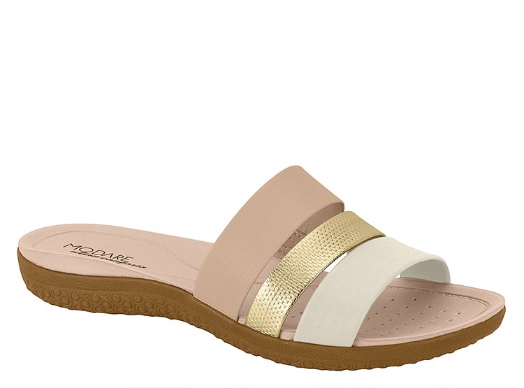 SANDALIAS MUJER MODARE CREMA - 1