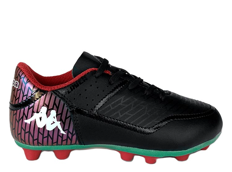 ZAPATILLAS NIÑO KAPPA FÚTBOL NEGRO KOMBAT PLY J BLK-GR - 1