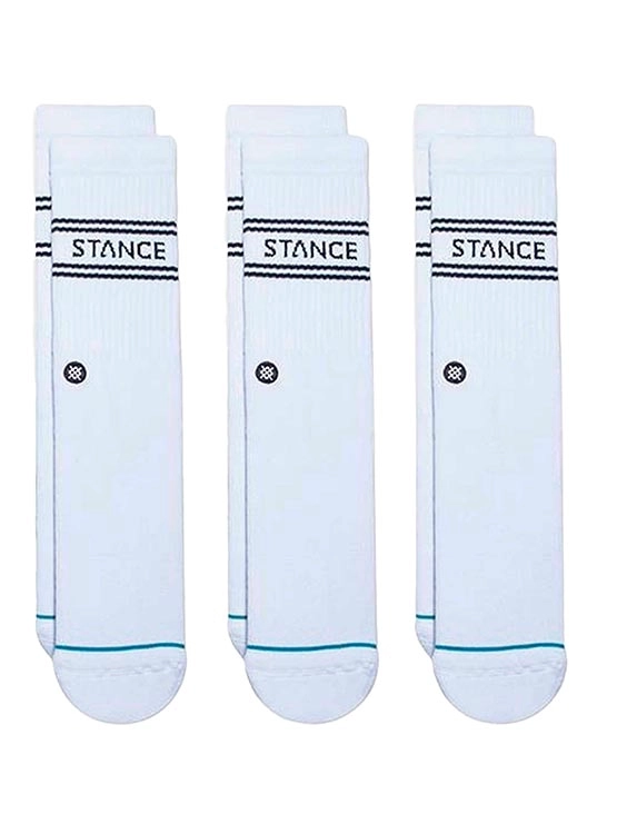 SET CALCETAS STANCE BSC CREW BLANCO - 1