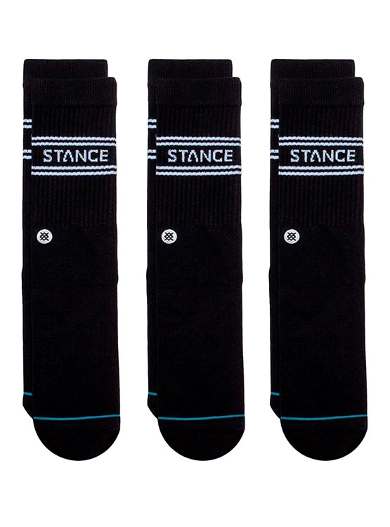 SET CALCETAS STANCE BSC CREW NEGRO - 1