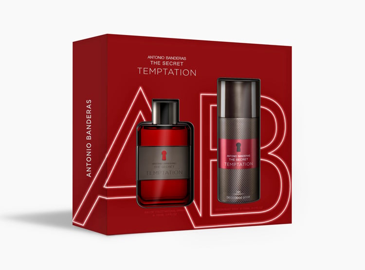 SET PERFUME ANTONIO BANDERAS TEMPTATION PARA HOMBRE 100 ML + DEO150 ML - 7