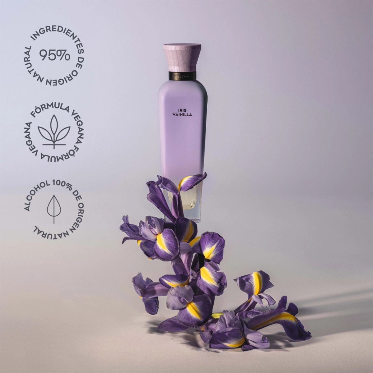 PERFUME ADOLFO DOMINGUEZ IRIS VAINILLA MUJER EDP 120 ML + 10 ML + LOCIÓN CORPORAL 75 ML - 5