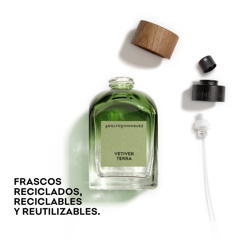PERFUME ADOLFO DOMÍNGUEZ VETIVER TERRA HOMBRE EDP 120 ML + DESODORANTE 150 ML + MEGASPRITZER 10 ML - 3