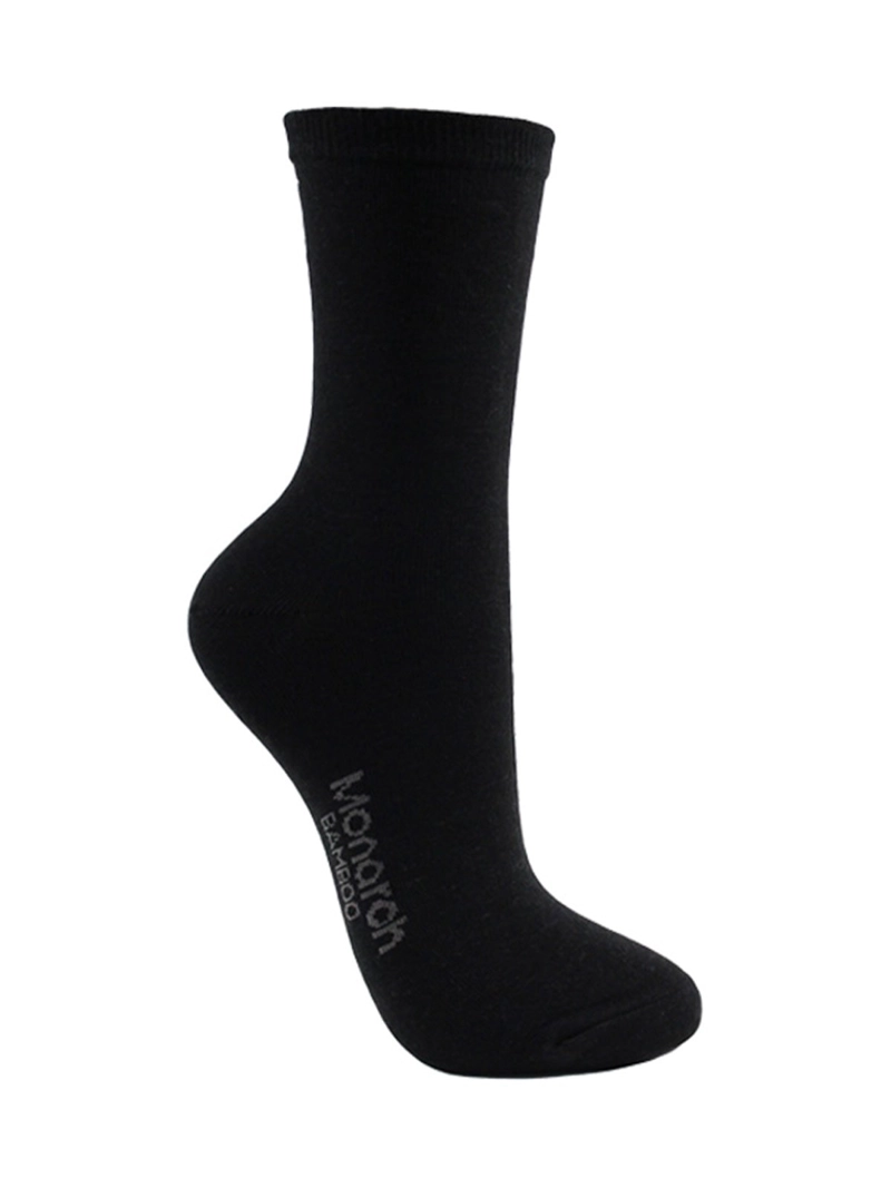 TRIPACK CALCETINES MONARCH BAMBOO LISO - 2