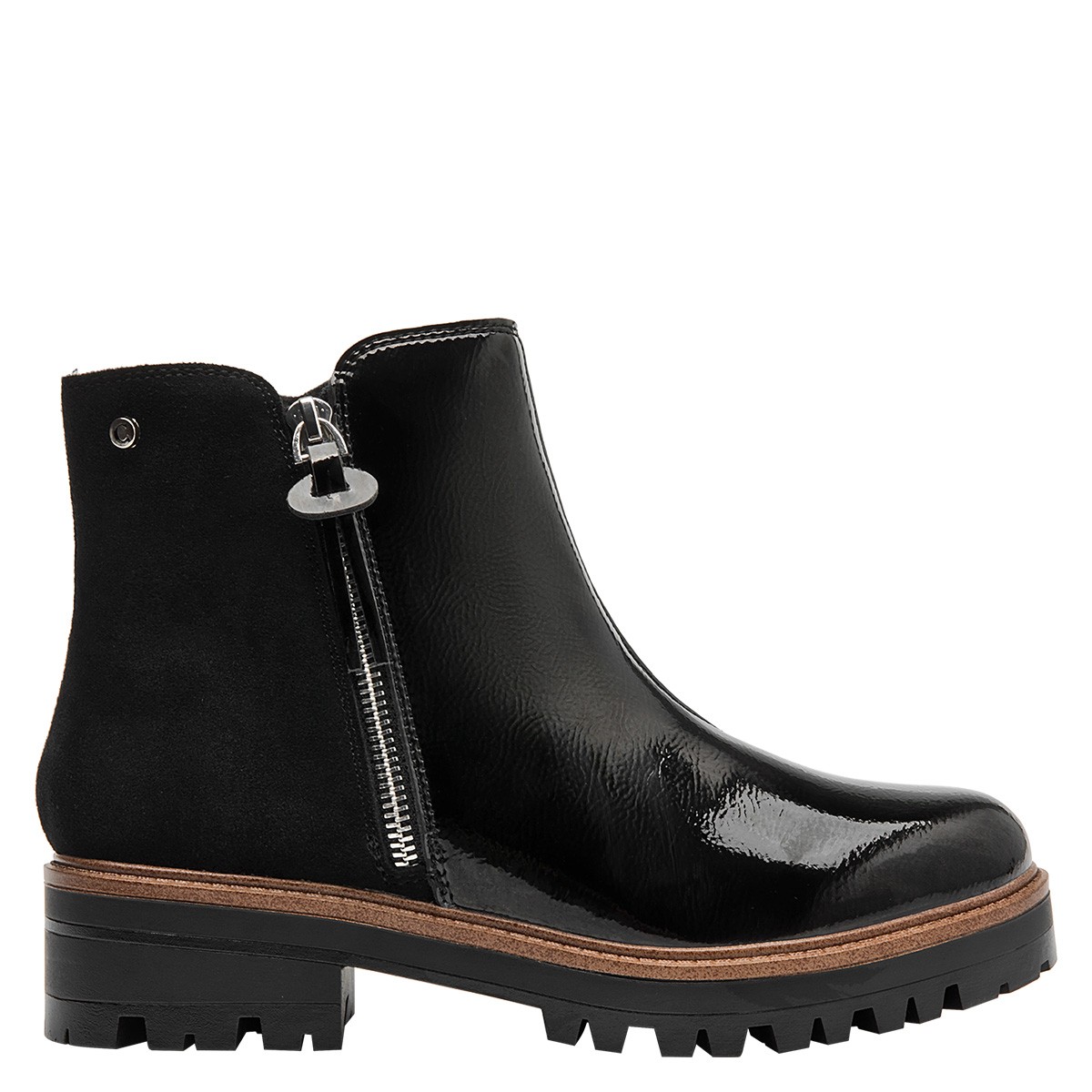 Ripley - BOTINES CUERO MUJER CARRANO NEGRO RJ075