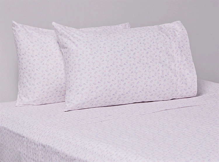 JUEGO DE SÁBANAS RIPLEY HOME ESTAMPADAS 1.5PL BALLERINA CROWN - 1