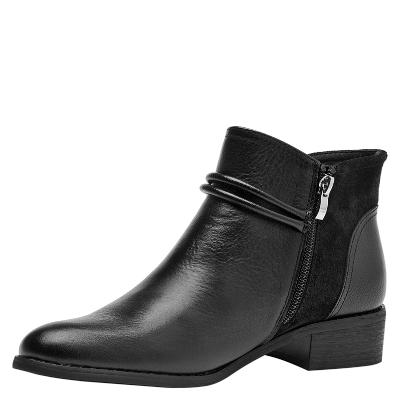 BOTINES CUERO MUJER CARRANO RL046 - 3