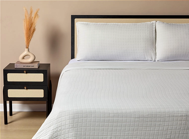 CUBREPLUMON MAISON LINETT CUADROS KING - 1