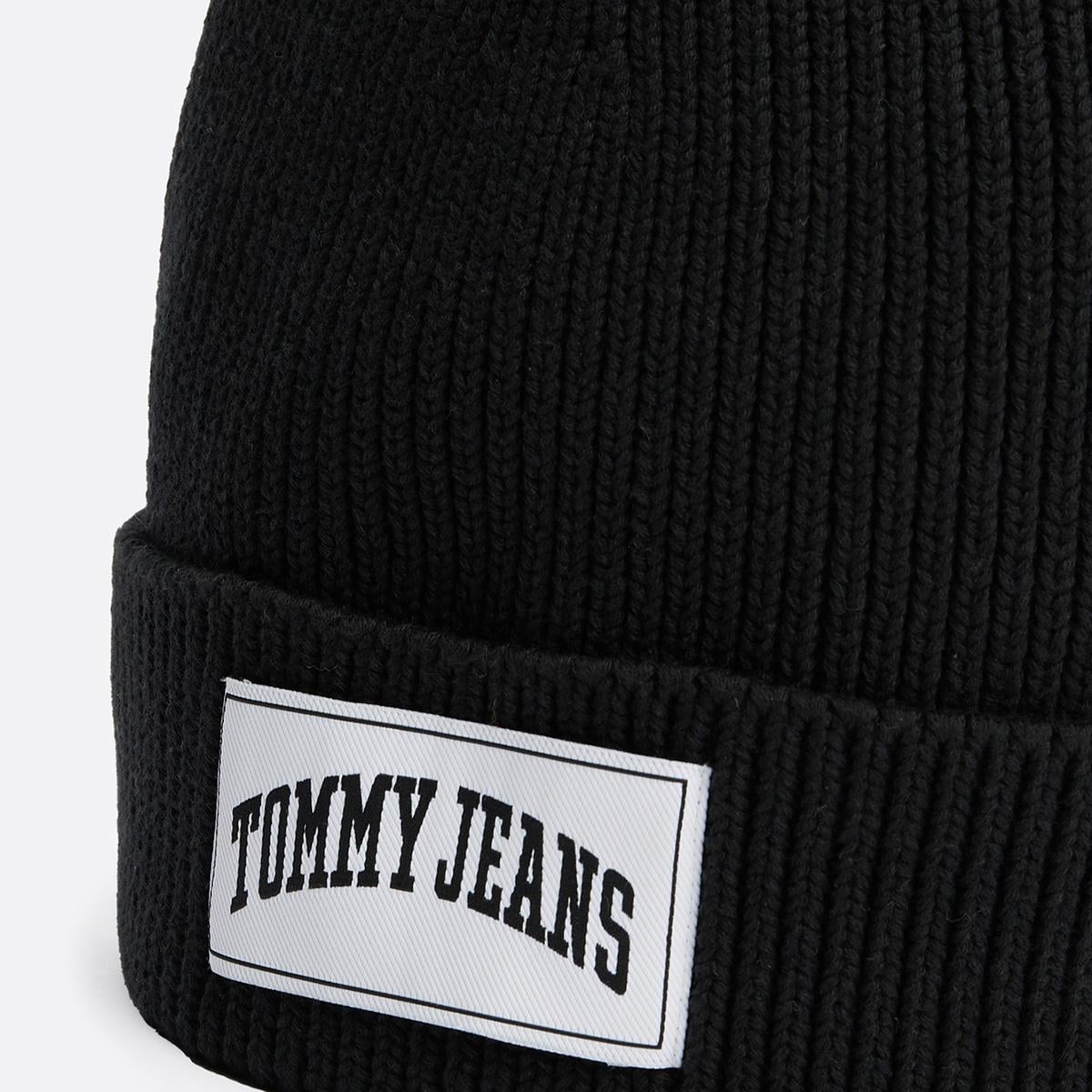 GORRO TOMMY HILFIGER ALGODÓN ORGÁNICO NEGRO JOCKEY AW0AW16991RBR - 4