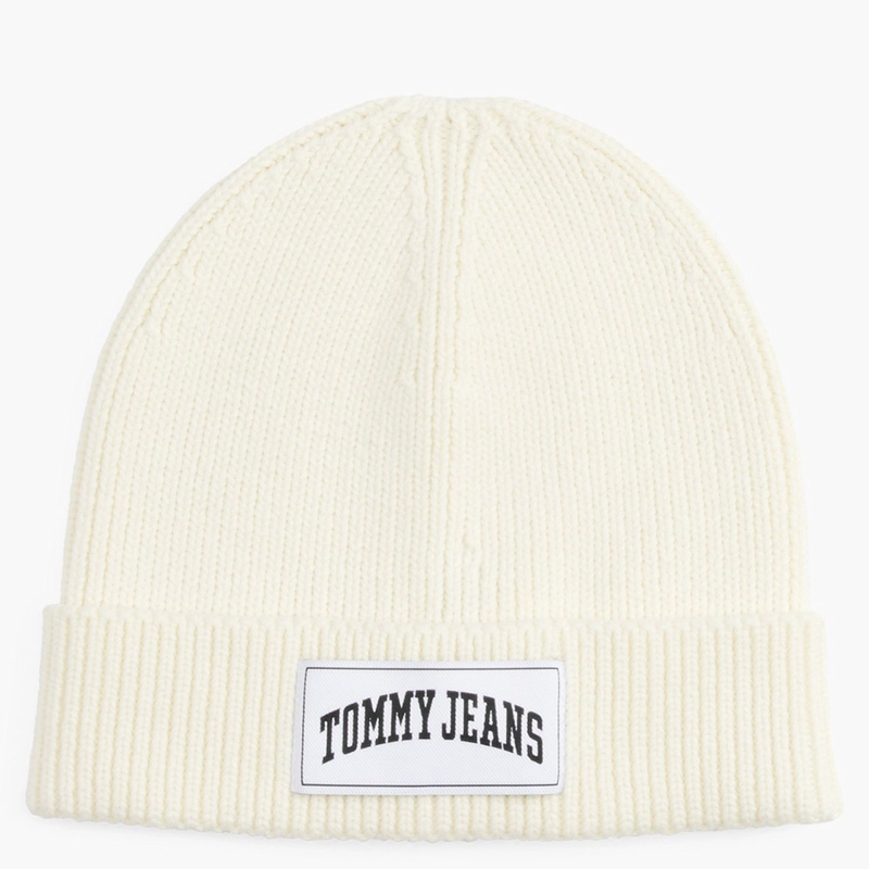 GORRO TOMMY HILFIGER ALGODÓN ORGÁNICO BEIGE JOCKEY AW0AW16993YBL - 1
