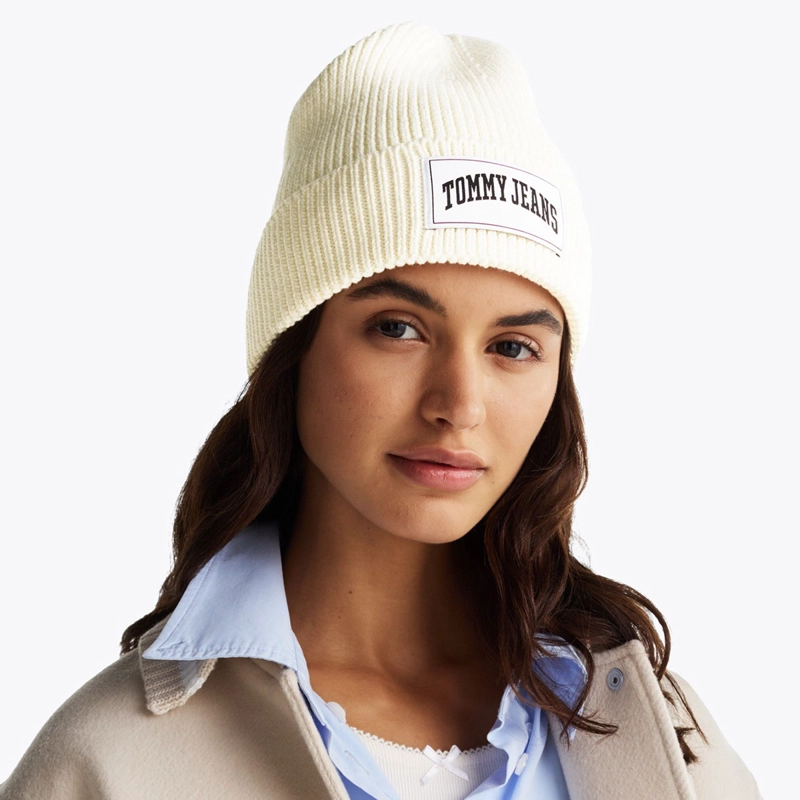 GORRO TOMMY HILFIGER ALGODÓN ORGÁNICO BEIGE JOCKEY AW0AW16993YBL - 2