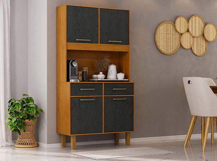 RACK COCINA BE DESIGN POP PLUS NEGRO - 5