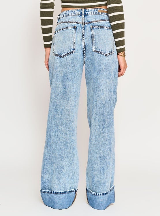 JEANS ALGODÓN MUJER INDEX BASTA DOBLADA - 3