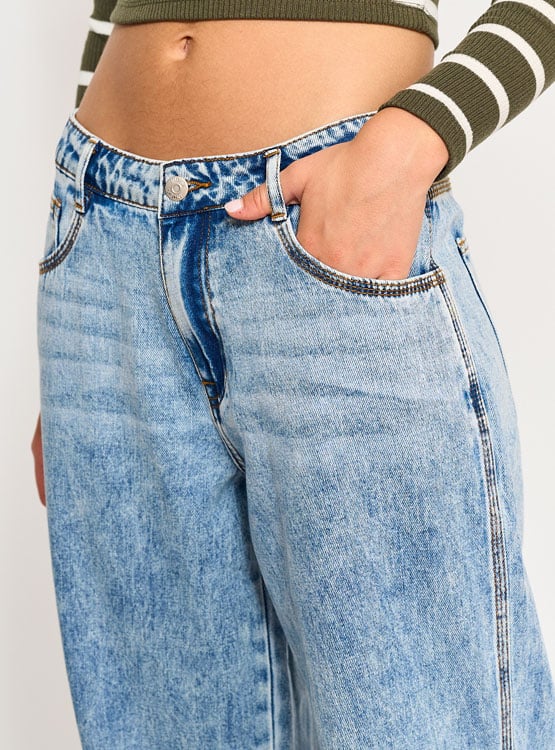 JEANS ALGODÓN MUJER INDEX BASTA DOBLADA - 4