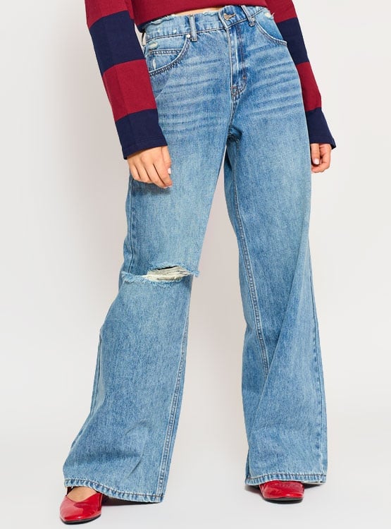 JEANS ALGODÓN MUJER INDEX ROTURAS - 2