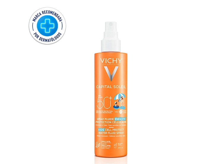 CAPITAL SPRAY VICHY INVISIBLE DE NIÑOS FPS 50+ 200 ML - 1