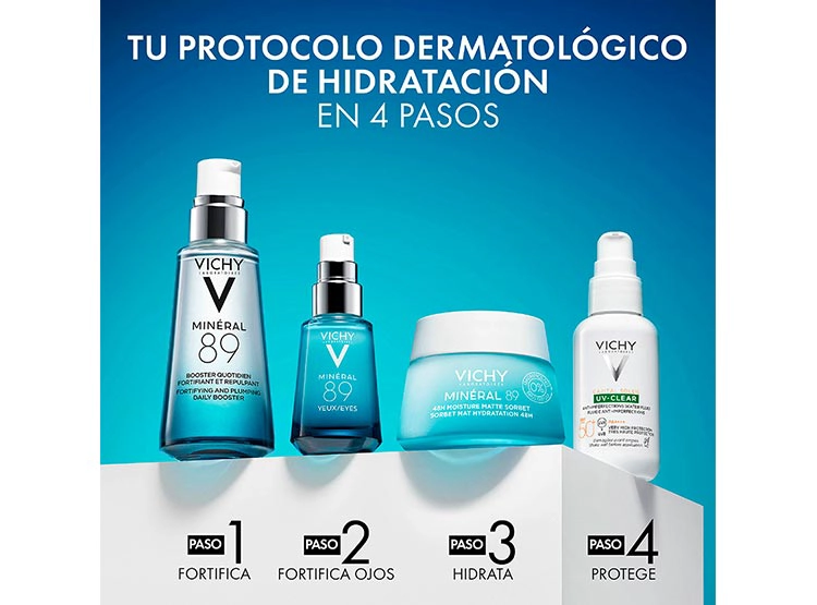 HIDRATANTE DE ROSTRO VICHY MINÉRAL 89 MATTE SORBET 50 ML - 8