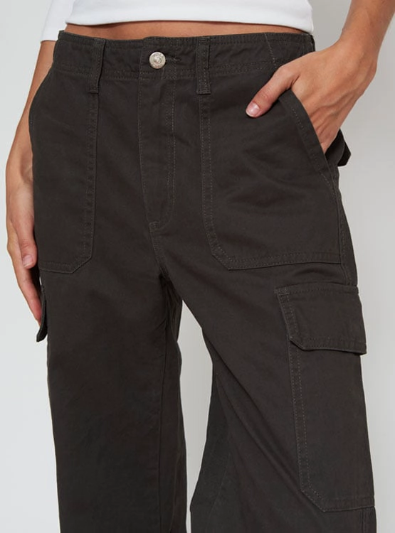 PANTALÓN MUJER INDEX REGULAR CARGO ALGODÓN - 4