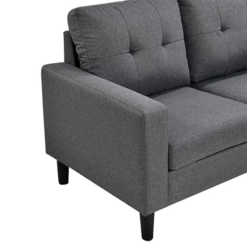 SOFÁ SECCIONAL RIPLEY HOME MILAN 3 CUERPOS LIBRE DISPOSICIÓN GRIS - 7