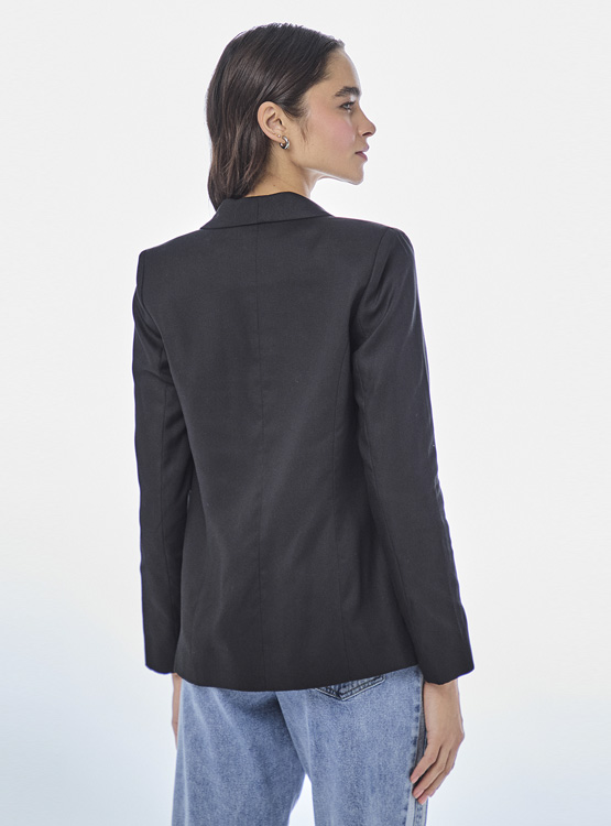 BLAZER MANGA LARGA MUJER IO SIN SOLAPA - 2