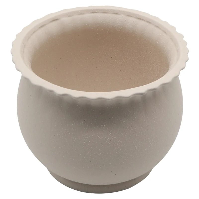 MACETERO RIPLEY HOME BLANCO 25CM GRIEGO CERÁMICA - 1