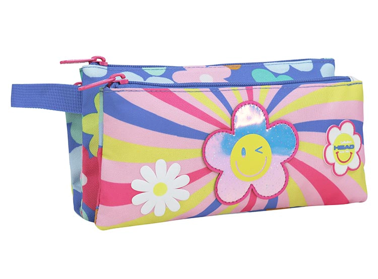 ESTUCHE HEAD CELERIO SMILE FLOWERS MORADO - 2