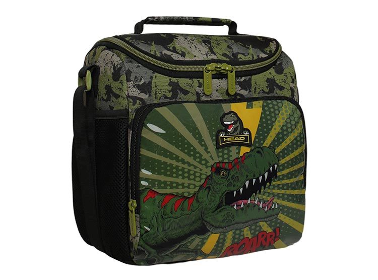 LONCHERA HEAD FREEZE T-REX COMIC VERDE - 1