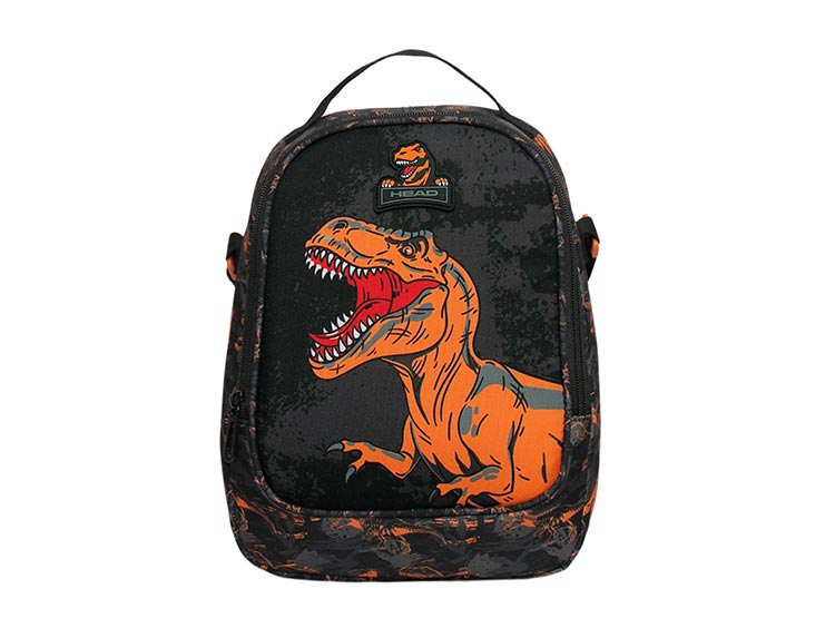 LONCHERA HEAD GREY CAMO DINO NARANJO