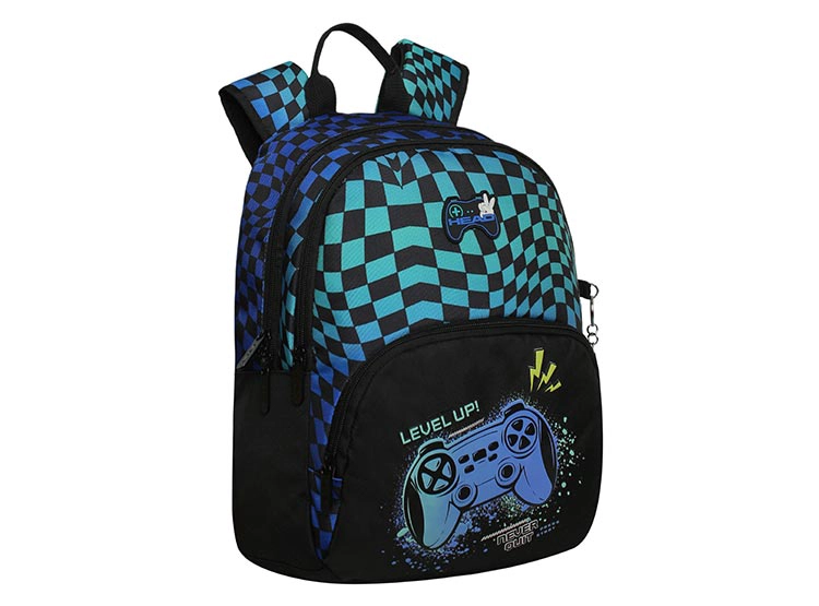 MOCHILA HEAD GUM CHESS GAMER NEGRO - 2