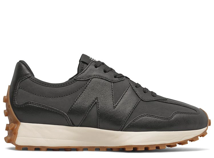 ZAPATILLAS MUJER NEW BALANCE CASUAL NEGRO  WS327LB CUERO - 1