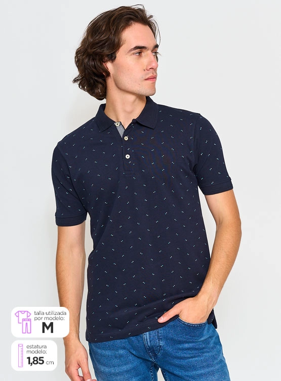 POLERA MANGA CORTA ALGODÓN HOMBRE SFERA - 1