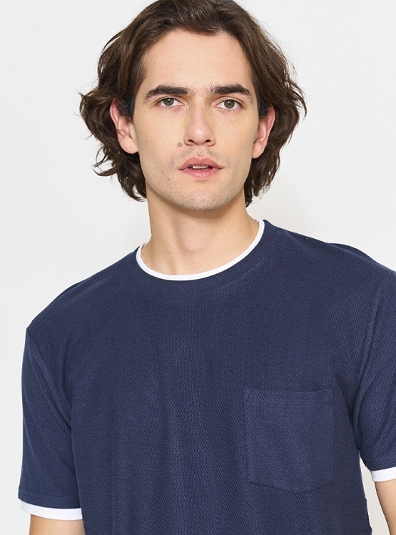 POLERA MANGA CORTA ALGODÓN HOMBRE SFERA - 3