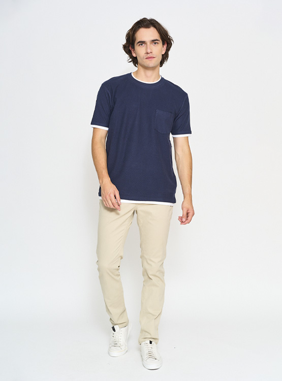 POLERA MANGA CORTA ALGODÓN HOMBRE SFERA - 4