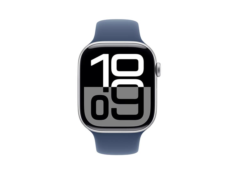 APPLE WATCH SERIE 10 46MM PLATA ALUMINIO CORREA DEPORTIVA S/M - 2