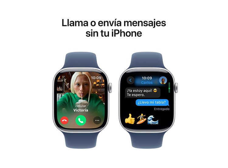 APPLE WATCH SERIE 10 46MM PLATA ALUMINIO CORREA DEPORTIVA S/M - 7