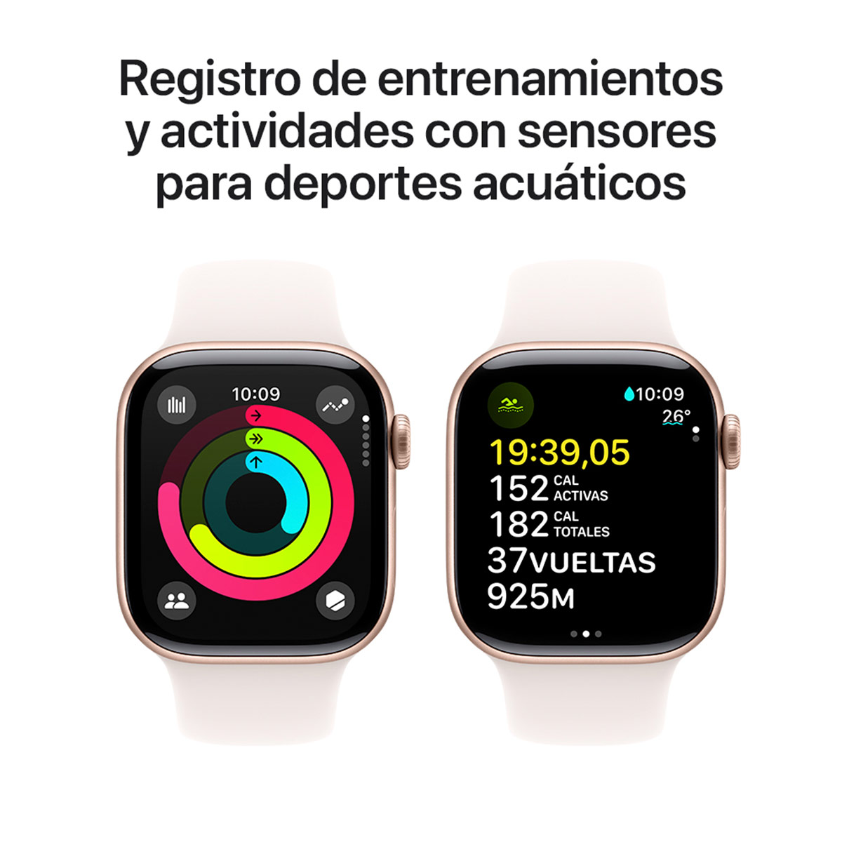 APPLE WATCH SERIE 10 42MM NEGRO ALUMINIO CORREA LOOP DEPORTIVA Oro rosa, foto 4