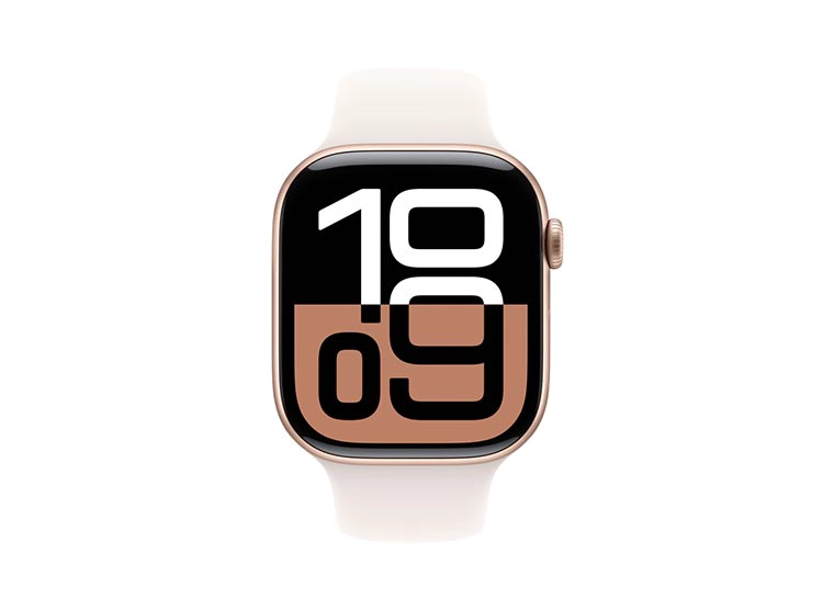 APPLE WATCH SERIE 10 46MM ROSE GOLD ALUMINIUM CORREA DEPORTIVA M/L - 2