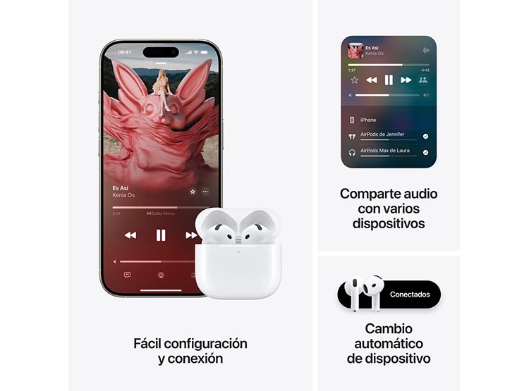 APPLE AIRPODS 4 CON CANCELACIÓN ACTIVA DE RUIDO - 8