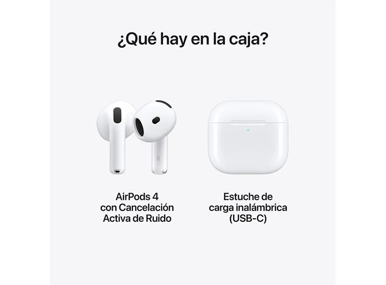 APPLE AIRPODS 4 CON CANCELACIÓN ACTIVA DE RUIDO - 9