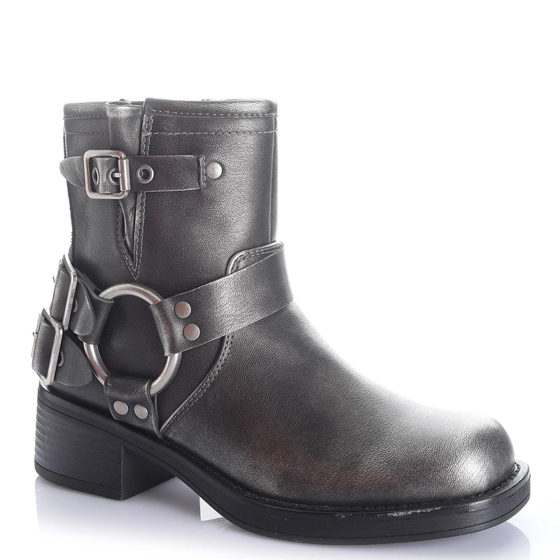 BOTINES MUJER VIA UNO GRIS 12531453 - 2