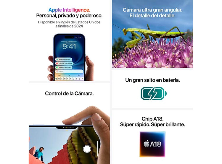 IPHONE 16 256GB 48MP 6.1” - 8